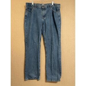 Urban Pipeline Jeans Men's 38/32 Blue Denim Relaxed Straight